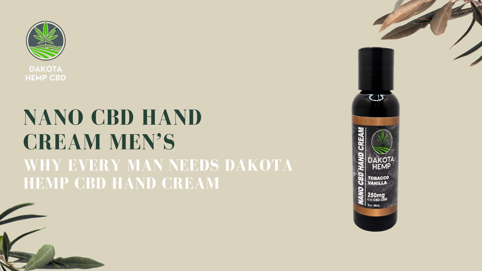 Nano CBD Hand Cream Men’s