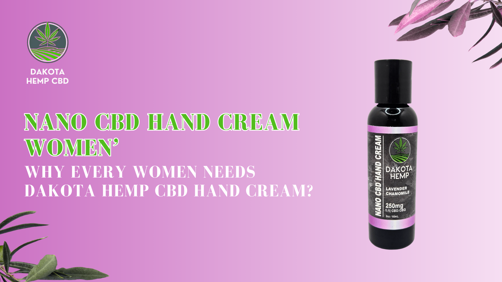 Nano CBD Hand Cream Women’